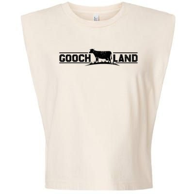 Goochland Virginia Pocket Design Funny Goochland Cow Cool Garment-Dyed Women's Muscle Tee