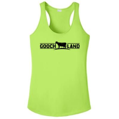 Goochland Virginia Pocket Design Funny Goochland Cow Cool Ladies PosiCharge Competitor Racerback Tank