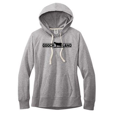 Goochland Virginia Pocket Design Funny Goochland Cow Cool Women's Fleece Hoodie