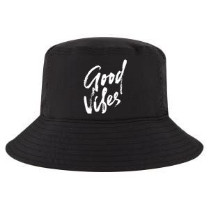 Good Vibes Positive Quote Cool Comfort Performance Bucket Hat