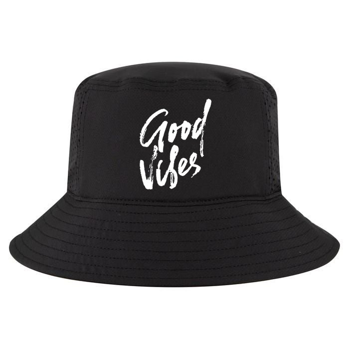 Good Vibes Positive Quote Cool Comfort Performance Bucket Hat