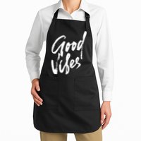 Good Vibes Positive Quote Apron