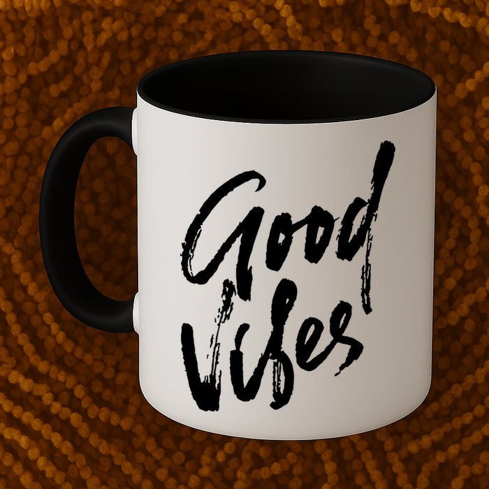 Good Vibes Positive Quote Mug
