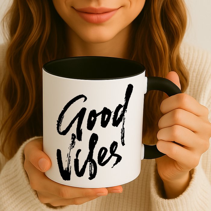 Good Vibes Positive Quote Mug