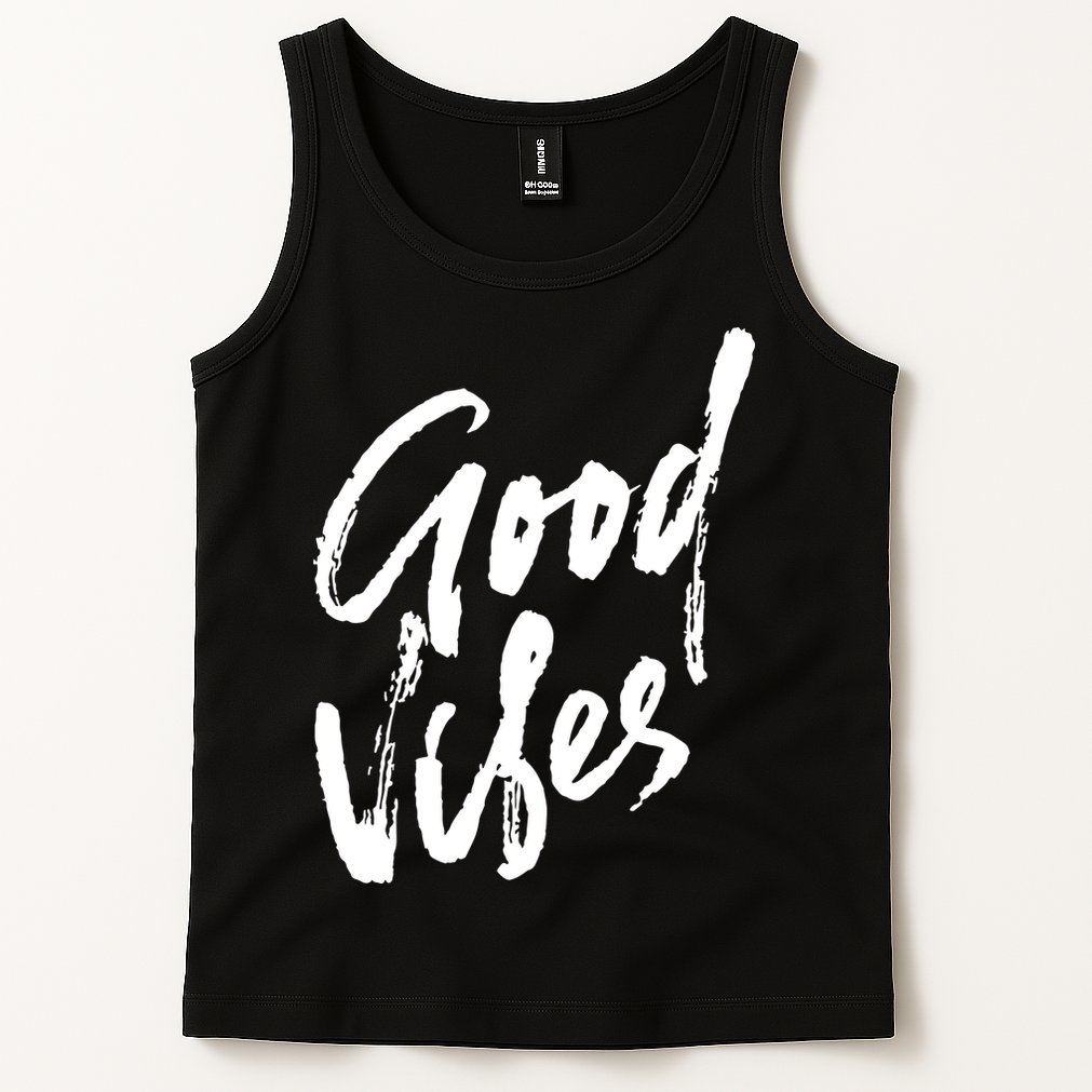 Good Vibes Positive Quote Tank Top
