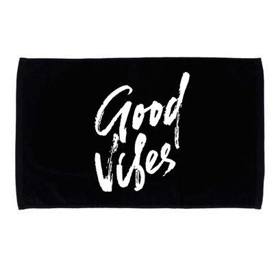 Good Vibes Positive Quote Microfiber Hand Towel