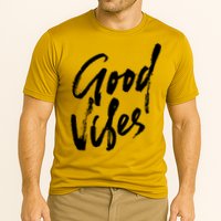 Good Vibes Positive Quote Performance Shirt
