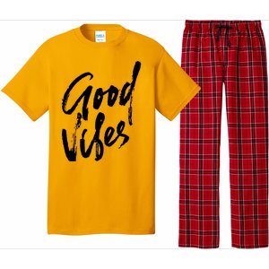 Good Vibes Positive Quote Pajama Set