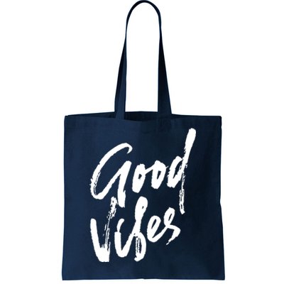 Good Vibes Positive Quote Tote Bag