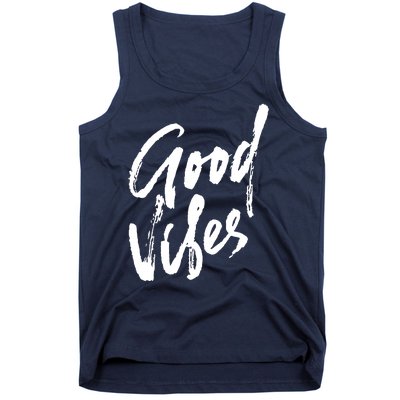 Good Vibes Positive Quote Tank Top