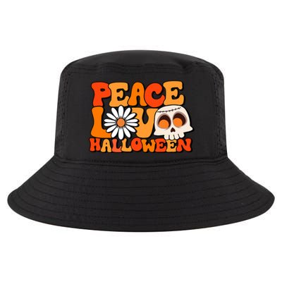 Groovy Vintage Peace Love Halloween Costume Gift Cool Comfort Performance Bucket Hat