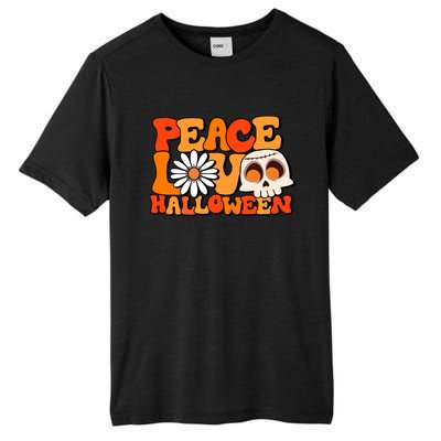 Groovy Vintage Peace Love Halloween Costume Gift Tall Fusion ChromaSoft Performance T-Shirt