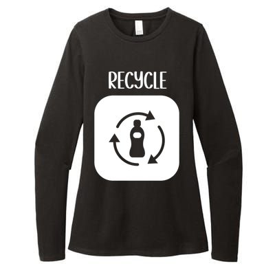 Green Vegan Plastic Free Save Earth Funny Gift Womens CVC Long Sleeve Shirt