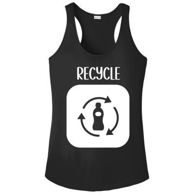 Green Vegan Plastic Free Save Earth Funny Gift Ladies PosiCharge Competitor Racerback Tank