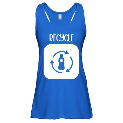 Green Vegan Plastic Free Save Earth Funny Gift Ladies Essential Flowy Tank