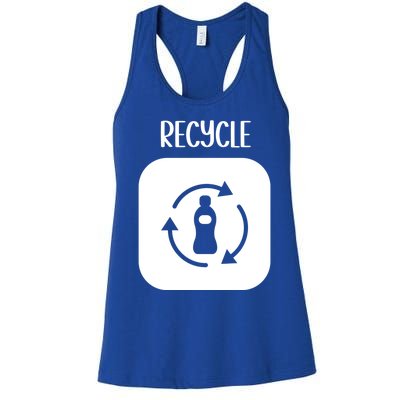 Green Vegan Plastic Free Save Earth Funny Gift Women's Racerback Tank