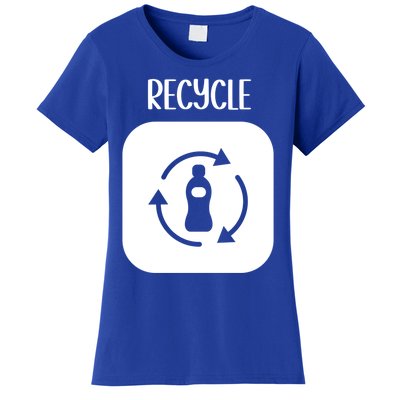 Green Vegan Plastic Free Save Earth Funny Gift Women's T-Shirt