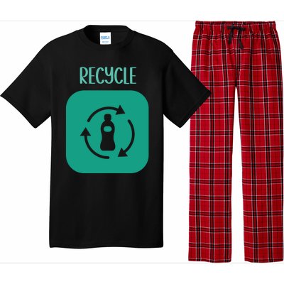 Green Vegan Plastic Free Save Earth Gift Pajama Set