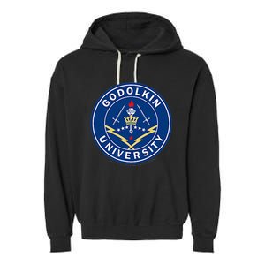 Gen V Pocket University Seal From The World Of The Boy Garment-Dyed Fleece Hoodie