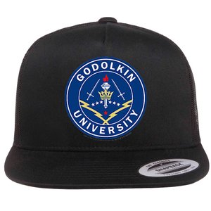 Gen V Pocket University Seal From The World Of The Boy Flat Bill Trucker Hat