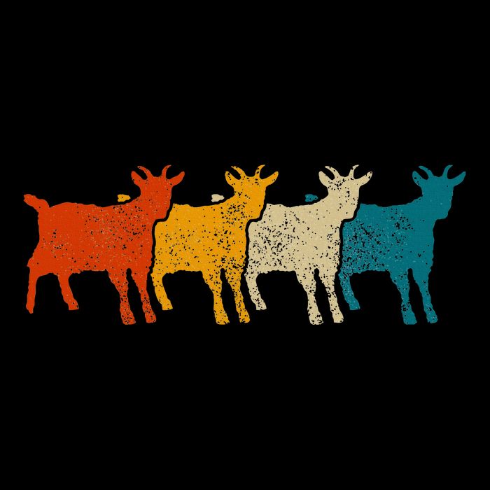 Goat Vintage Retro Farm Animal Goats Sweatshirt