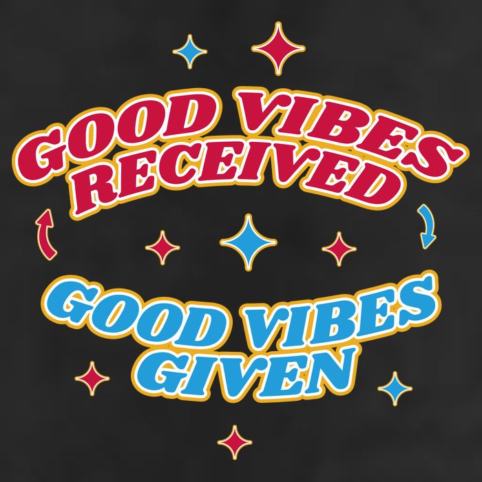 Good Vibes Received Good Vibes Given Retro Cool Comfort Performance Bucket Hat