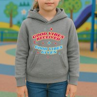 Good Vibes Received Good Vibes Given Retro Kids Hoodie