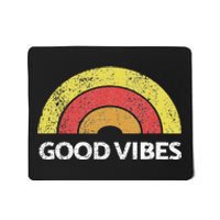 Good Vibes Rainbow Tribe Vintage Boho Hippie Cute Sun Yoga Mousepad