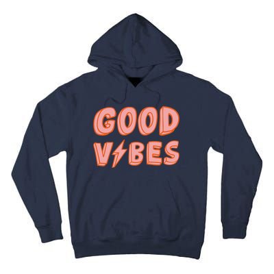 Good Vibes Retro Lightning Tall Hoodie