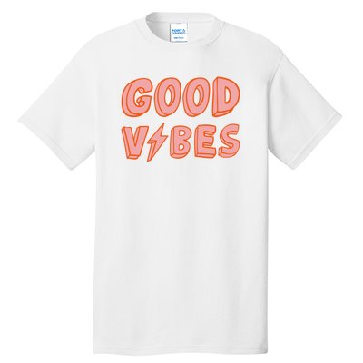 Good Vibes Retro Lightning Tall T-Shirt