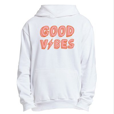 Good Vibes Retro Lightning Urban Pullover Hoodie