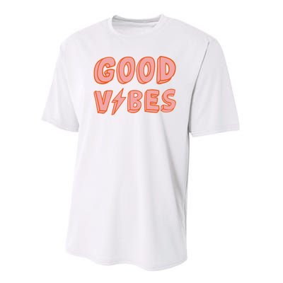 Good Vibes Retro Lightning Performance Sprint T-Shirt