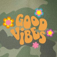 Good Vibes Retro Groovy Flower Legacy Tie Dye Trucker Hat