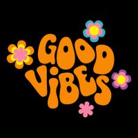 Good Vibes Retro Groovy Flower Mug
