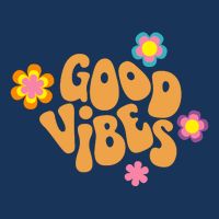 Good Vibes Retro Groovy Flower Cool Comfort Performance Bucket Hat