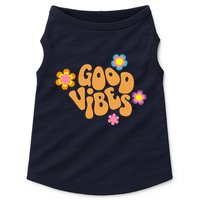 Good Vibes Retro Groovy Flower Doggie Tank