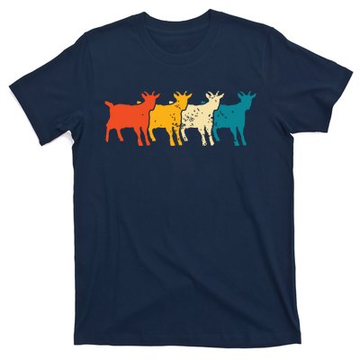 Goat Vintage Retro Farm Animal Goats Farmer Gift T-Shirt