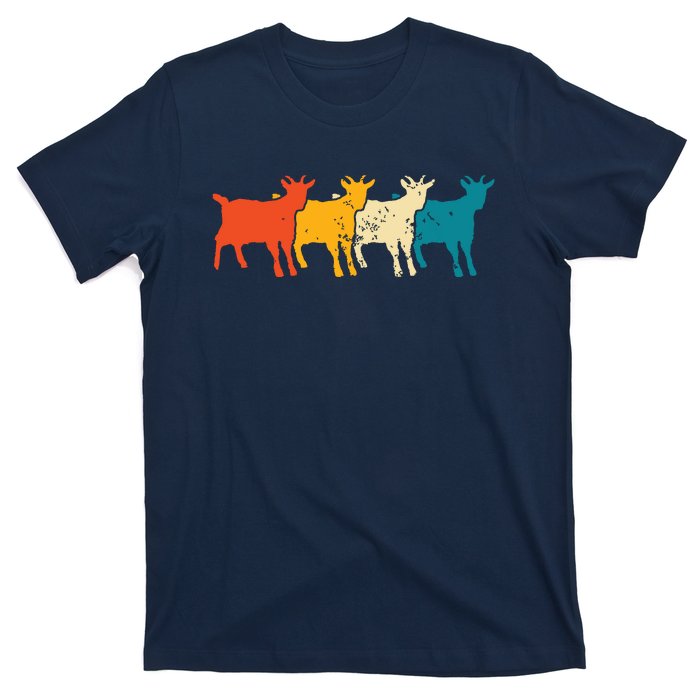 Goat Vintage Retro Farm Animal Goats Farmer Gift T-Shirt