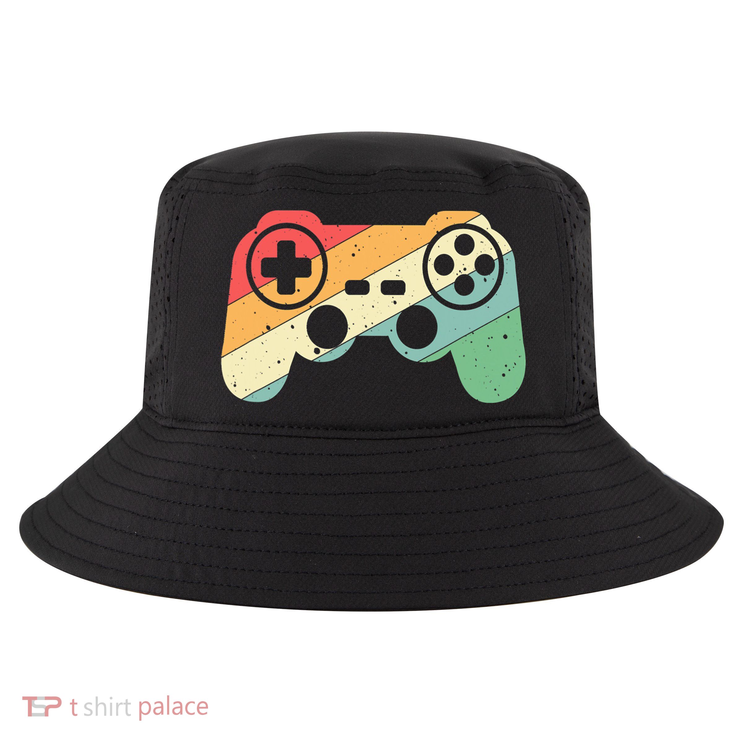 Gamer Vintage Retro Video Game Controller Gaming Cool Comfort Performance Bucket Hat
