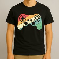Gamer Vintage Retro Video Game Controller Gaming T-Shirt