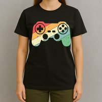 Gamer Vintage Retro Video Game Controller Gaming T-Shirt