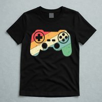 Gamer Vintage Retro Video Game Controller Gaming T-Shirt