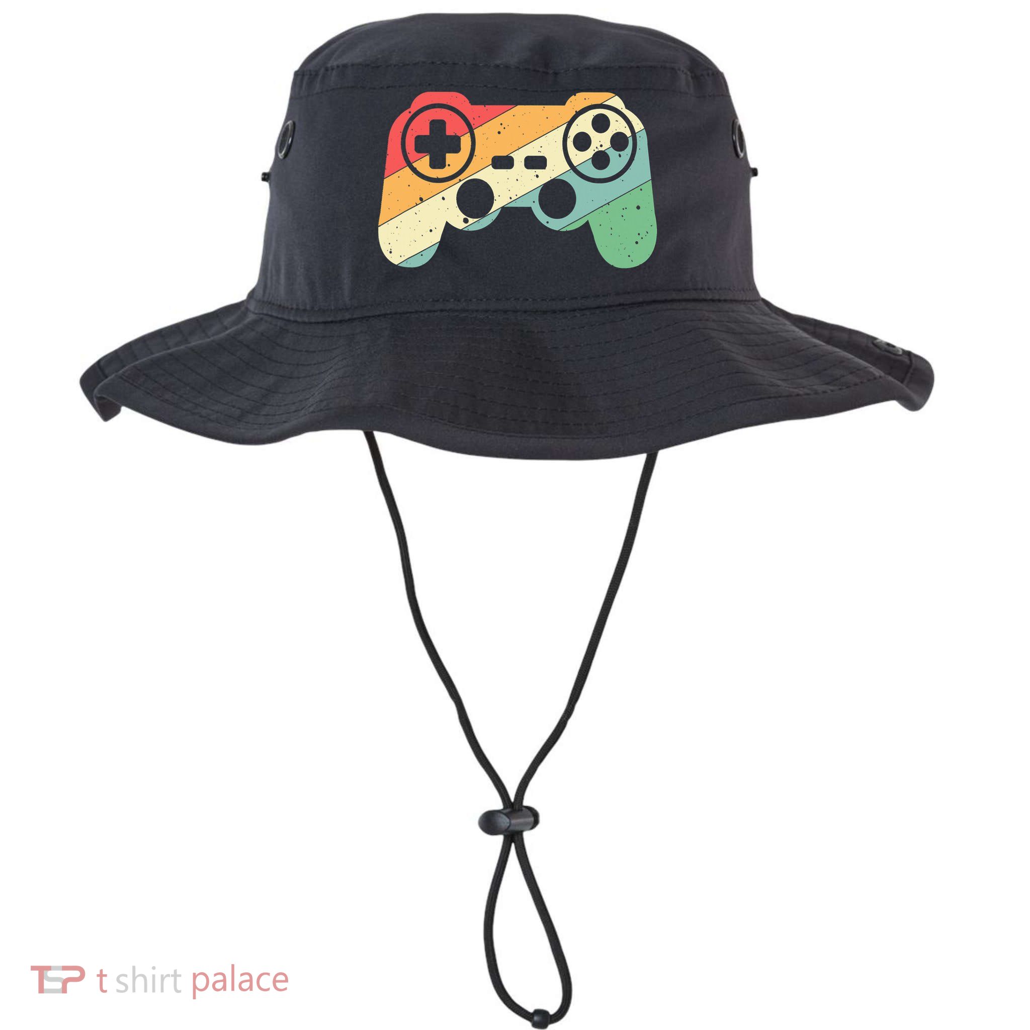 Gamer Vintage Retro Video Game Controller Gaming Bucket Hat