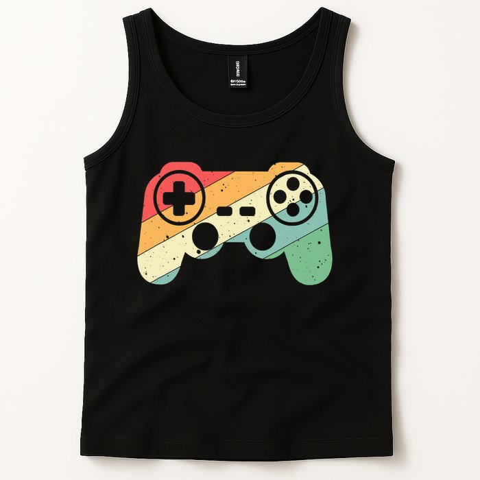 Gamer Vintage Retro Video Game Controller Gaming Tank Top