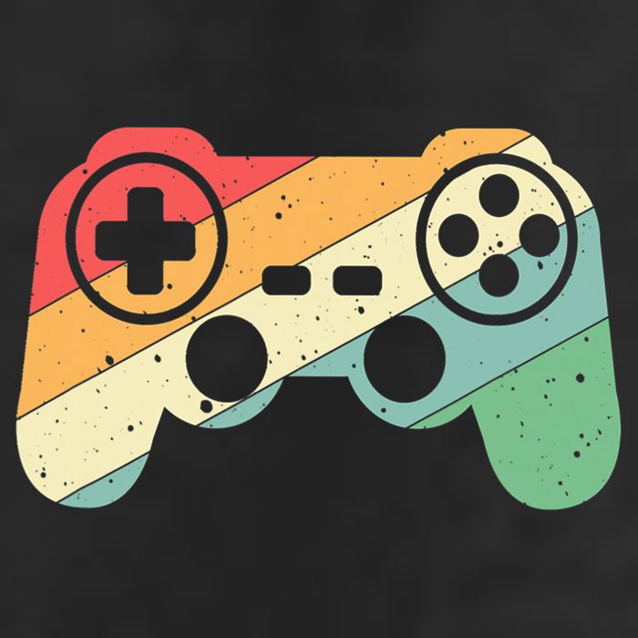 Gamer Vintage Retro Video Game Controller Gaming Golf Towel