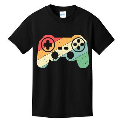 Gamer Vintage Retro Video Game Controller Gaming Kids T-Shirt