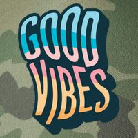 Good Vibes Retro Positive Quote Legacy Tie Dye Trucker Hat