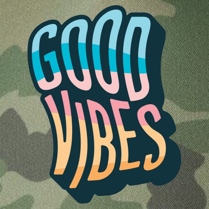 Good Vibes Retro Positive Quote Legacy Tie Dye Trucker Hat