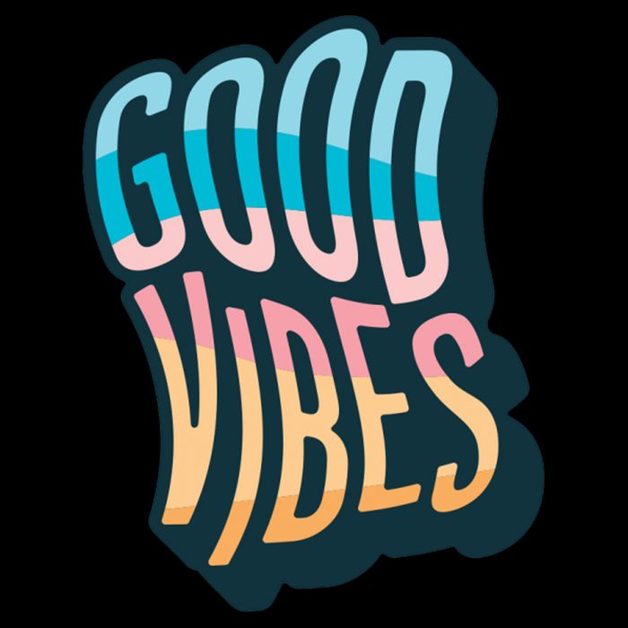 Good Vibes Retro Positive Quote 16 in Basic Backpack