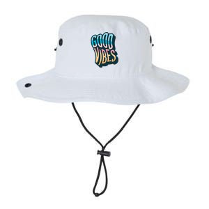 Good Vibes Retro Positive Quote Legacy Cool Fit Booney Bucket Hat